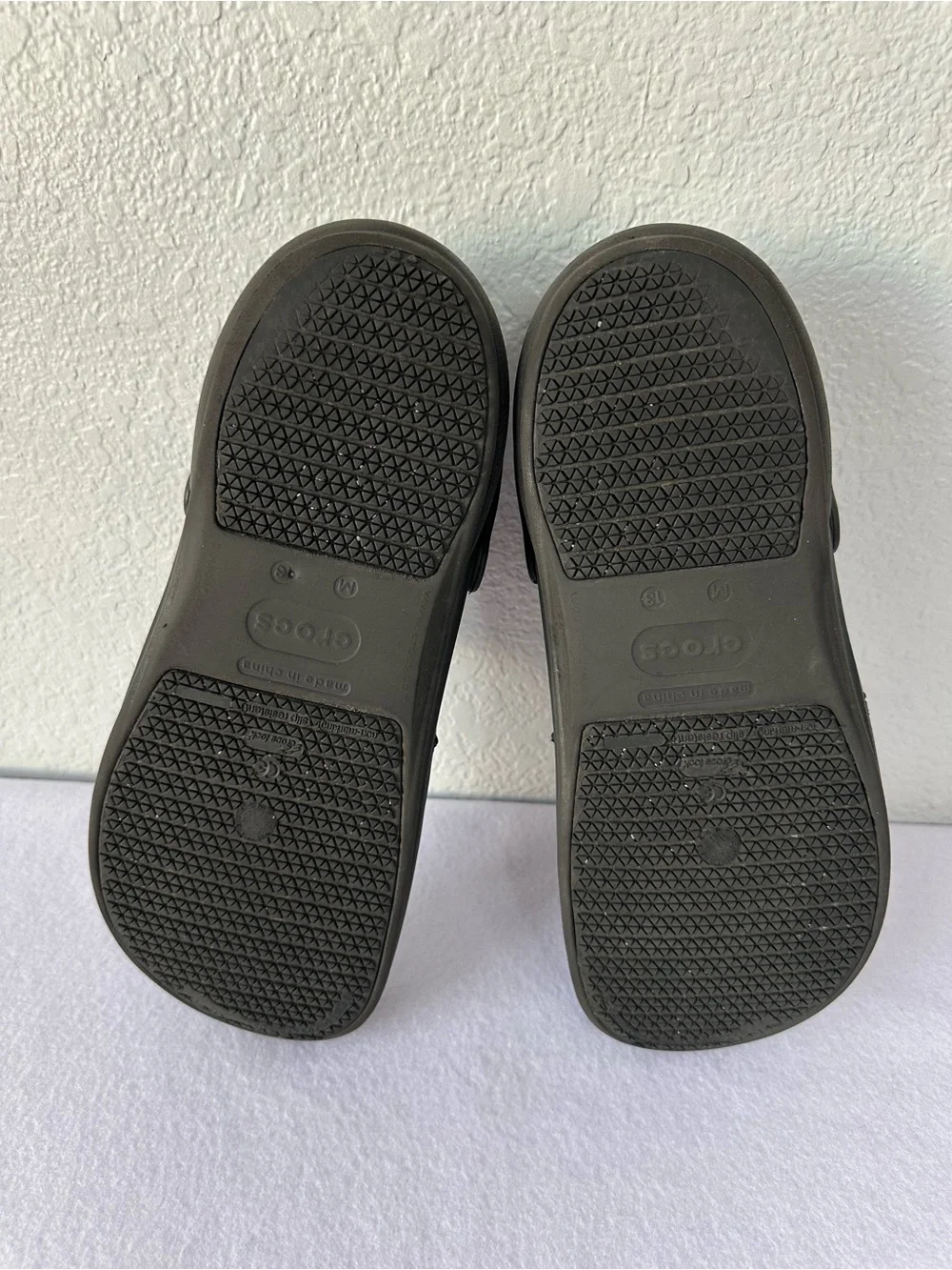 Crocs Bistro Work Clogs Mens Size 13 Black Slip Resistant Chef Nursing Shoes M13